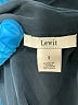 Lewit Teal Long Sleeve Silk Top Size L - photo 6