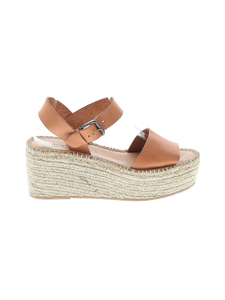 Pre-owned Soludos Wedges In Brown