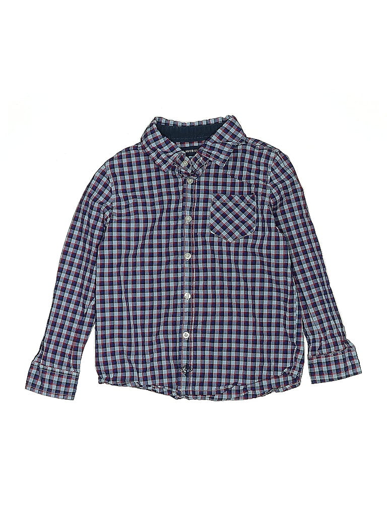 Click to view more detailed imagery on our partner's website Pre-owned Andy & Evan Kids' Long Sleeve Button Down Shirt In Blue