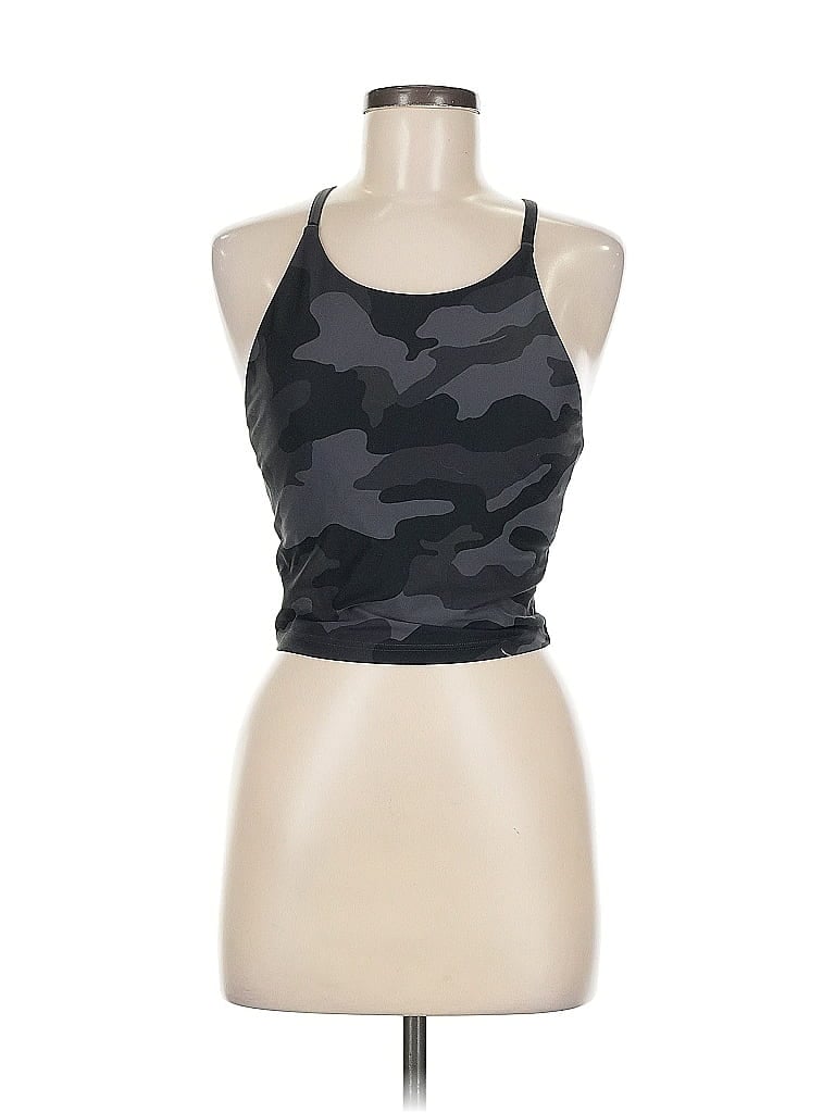 Pre-owned Active By Old Navy Tank Top Black Halter Neckline Tops