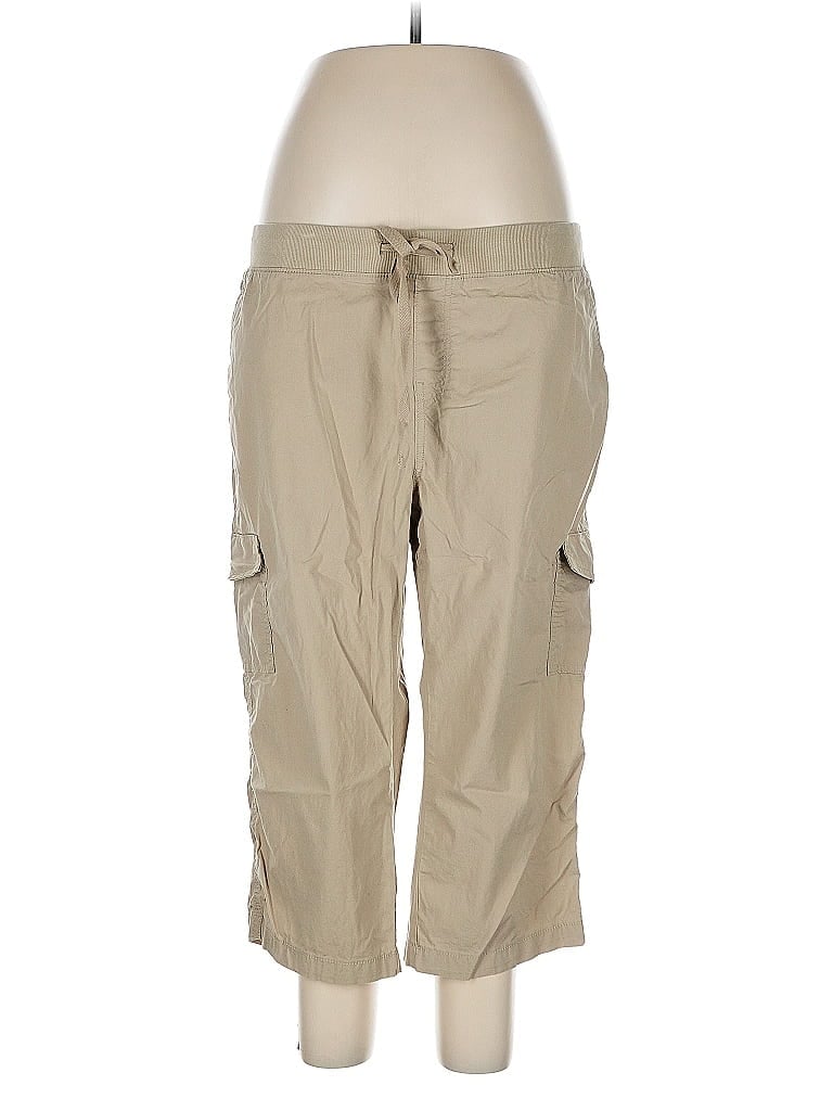 Pre-owned St. John's Bay Cargo Pants In Brown