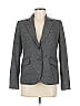 Anne Klein Chevron-herringbone Gray Blazer Size 4 - photo 1