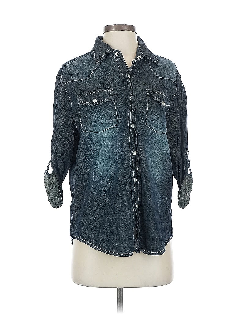 Pre-owned Assorted Brands Denim Jacket In Blue