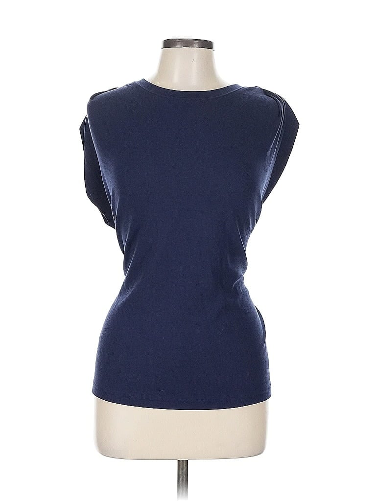 Pre-owned Brave + True Sleeveless T-shirt In Blue