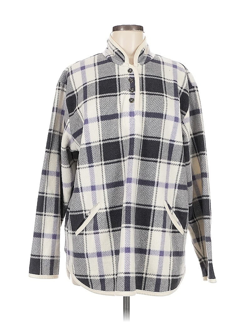 Pre-owned Assorted Brands Fleece Jacket In Purple