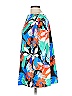IMAN Tropical Blue 3/4 Sleeve Blouse Size L - photo 5