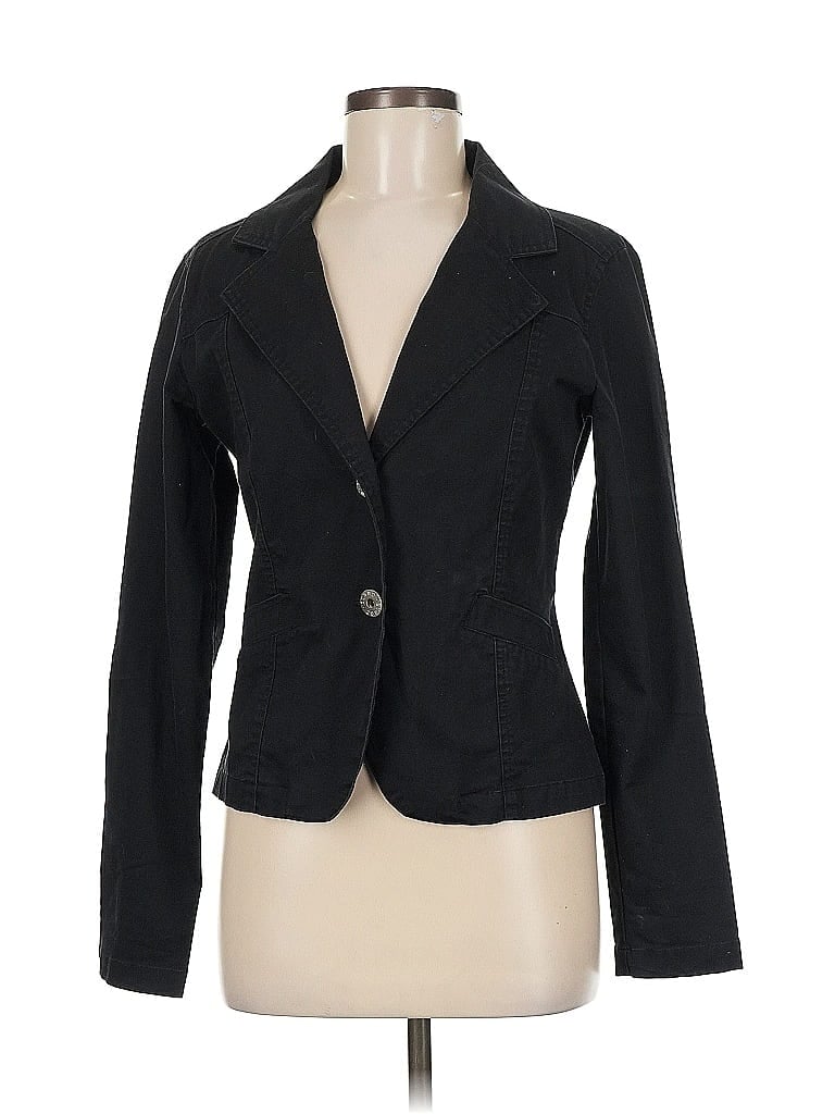 Pre-owned Guess Blazer Jacket In Black
