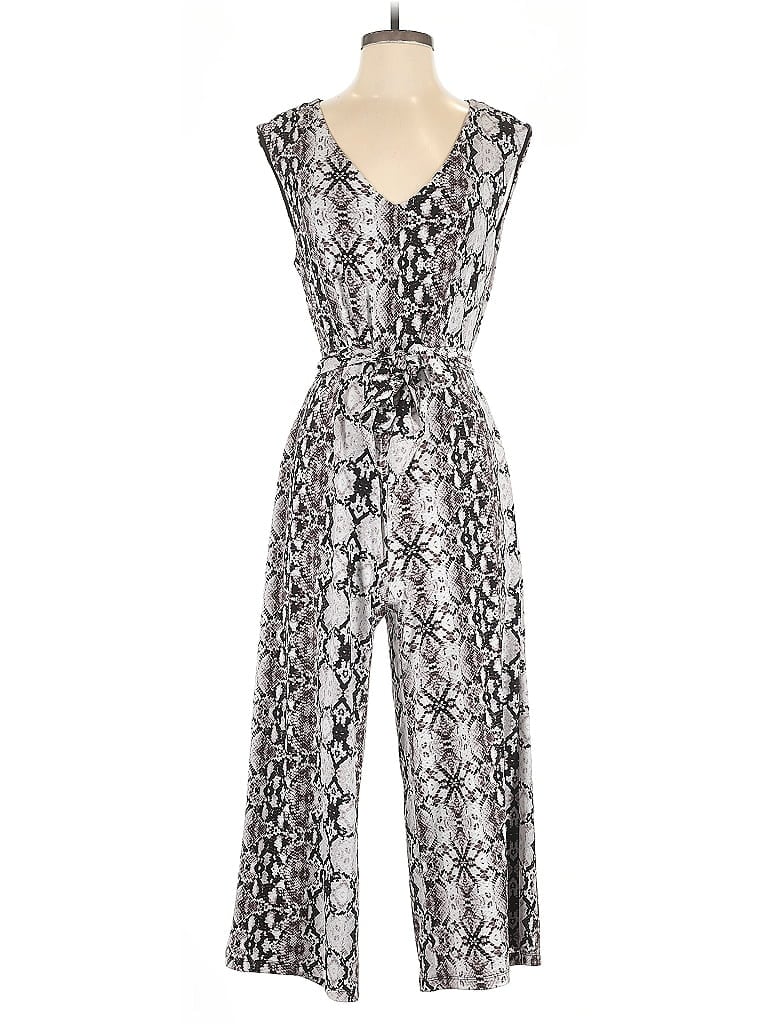Pre-owned Nicole Miller Jumpsuit In Silver