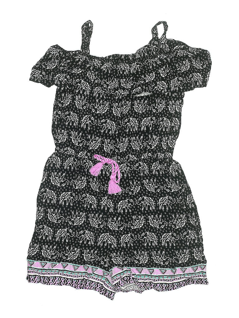 Pre-owned Justice Kids' Dress In Black