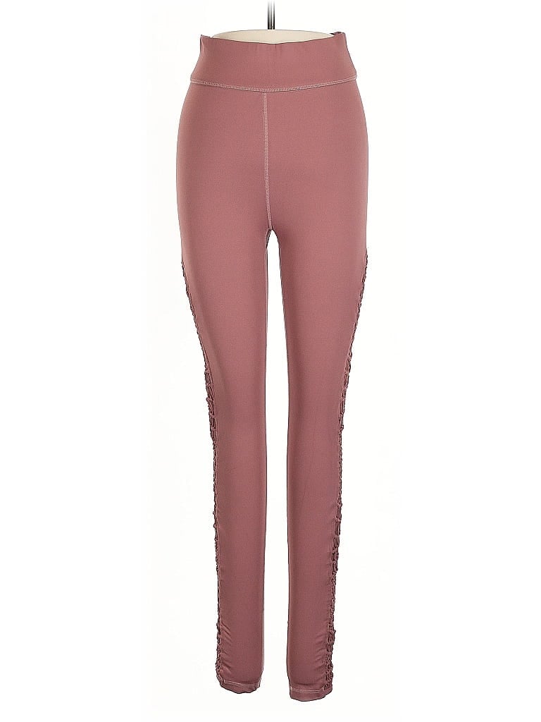 Pre-owned Carbon38 Active Pants In Burgundy