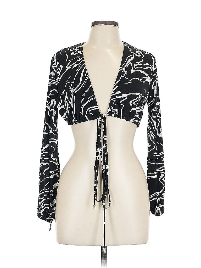 Pre-owned River Island Kimono In Black