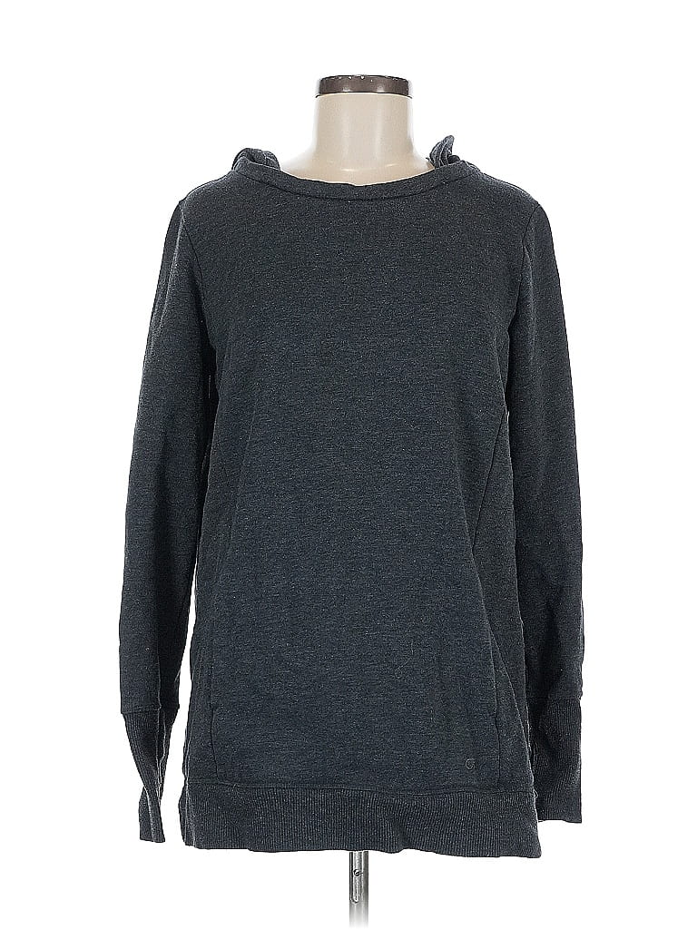 Pre-owned Gap Fit Sweatshirt In Gray