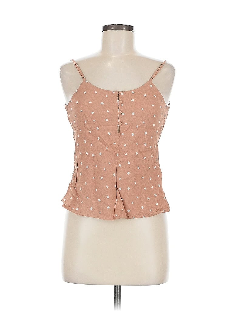 Pre-owned Astr Sleeveless Blouse In Brown