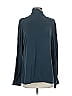 Lewit Teal Long Sleeve Silk Top Size L - photo 1