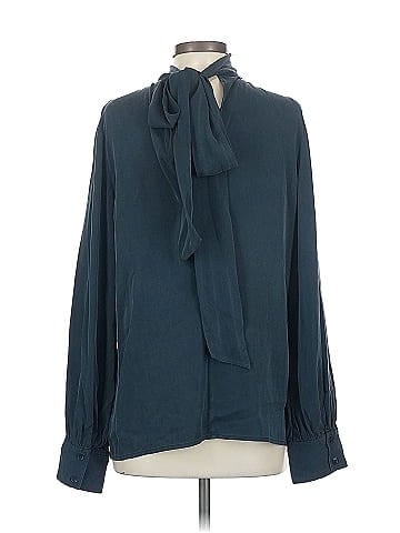 Lewit Long Sleeve Silk Top (view 2)