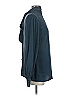 Lewit Teal Long Sleeve Silk Top Size L - photo 4