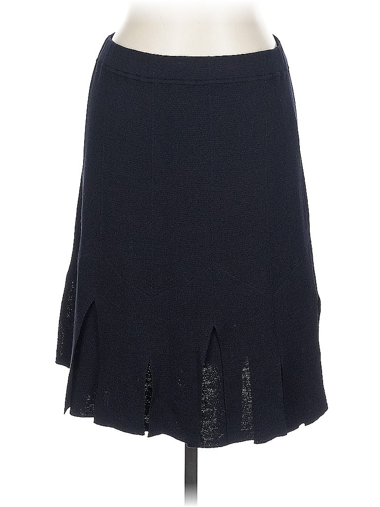 Pre-owned St. John By Marie Gray Casual Skirt In Blue