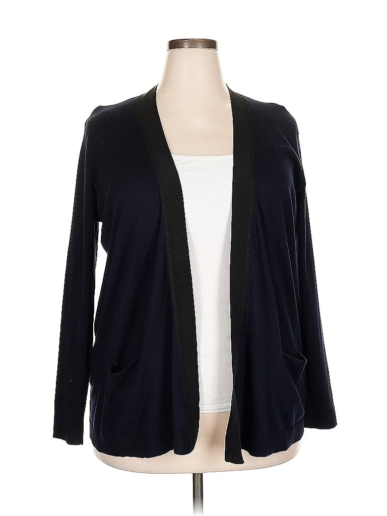 Pre-owned Sandro Cardigan Sweater In Blue