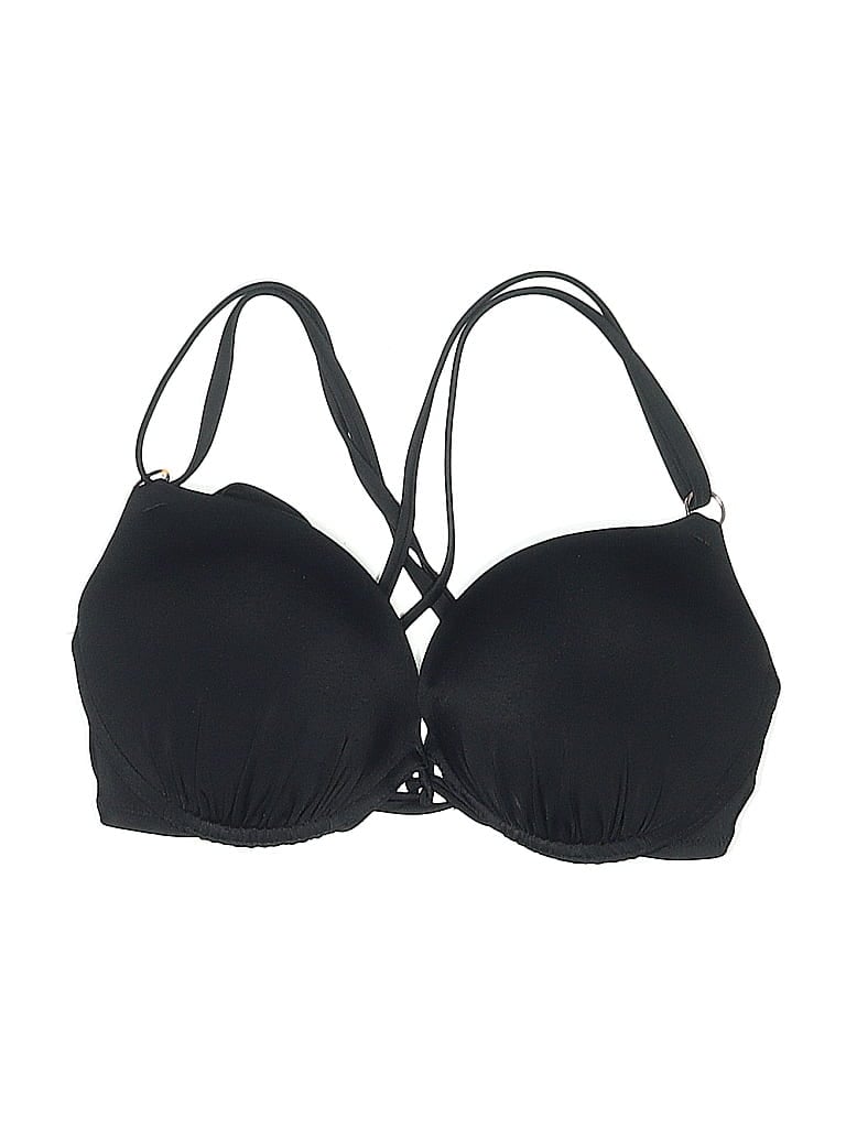 Pre-owned Unbranded Swimsuit Top Black Swimwear