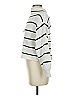 Polly 100% Acrylic Stripes White Turtleneck Sweater Size 2 - photo 5