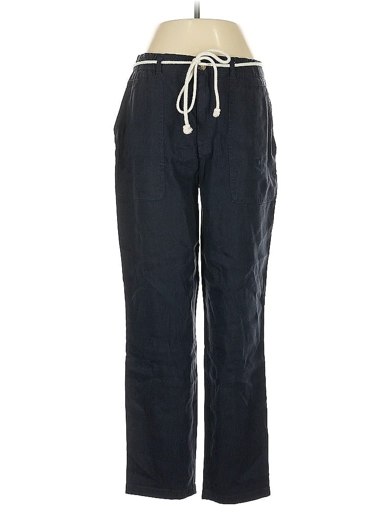 Pre-owned Lou & Grey Linen Pants In Blue