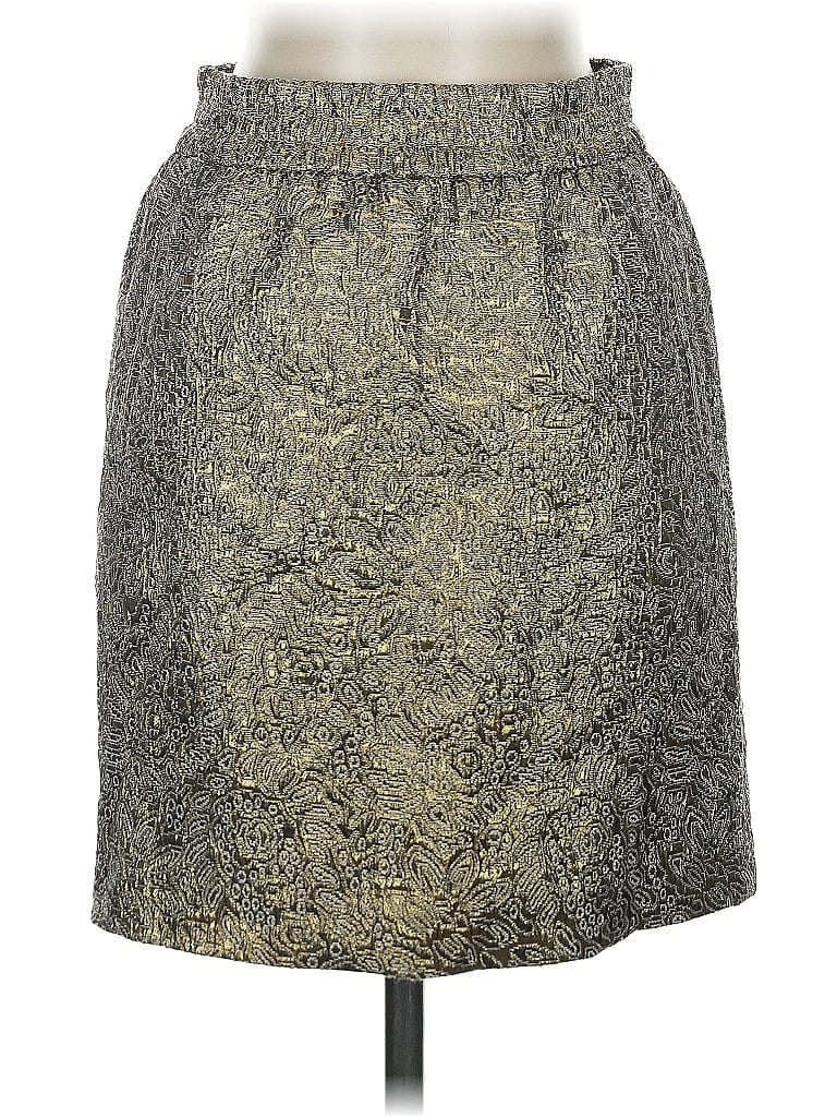 Pre-owned Ann Taylor Loft Formal Skirt In Gold
