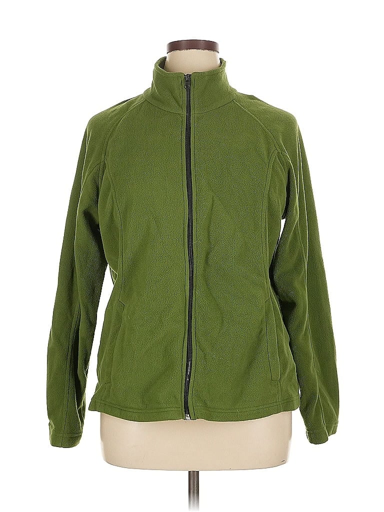 Click to view more detailed imagery on our partner's website Pre-owned Lands' End Cardigan Sweater In Green