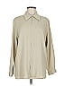 Alex Garfield Solid Tan Long Sleeve Blouse Size M - photo 1