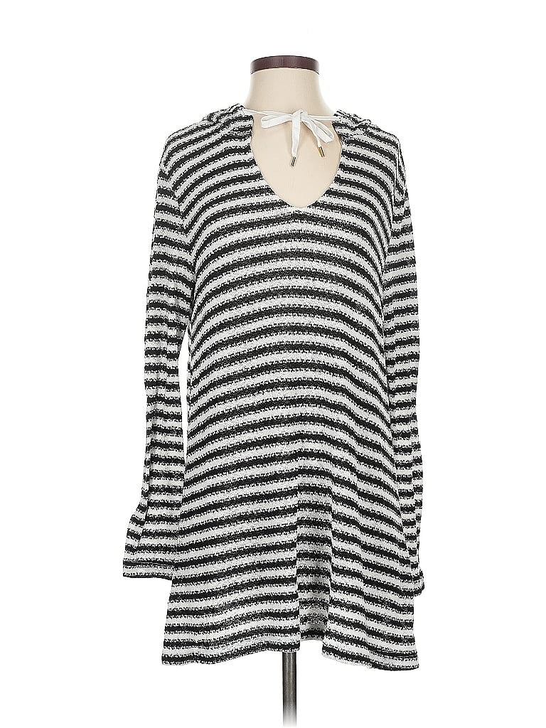 Pre-owned La Blanca Pullover Sweater In Silver