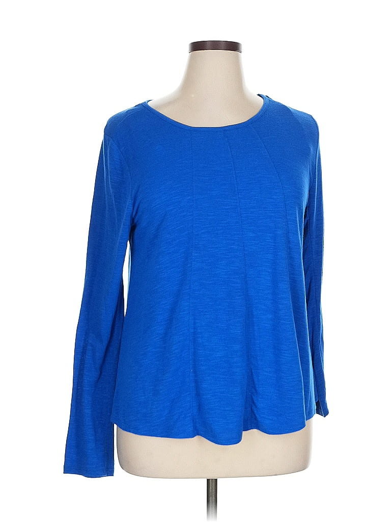 Pre-owned Copper Key 3/4 Sleeve T-shirt In Blue