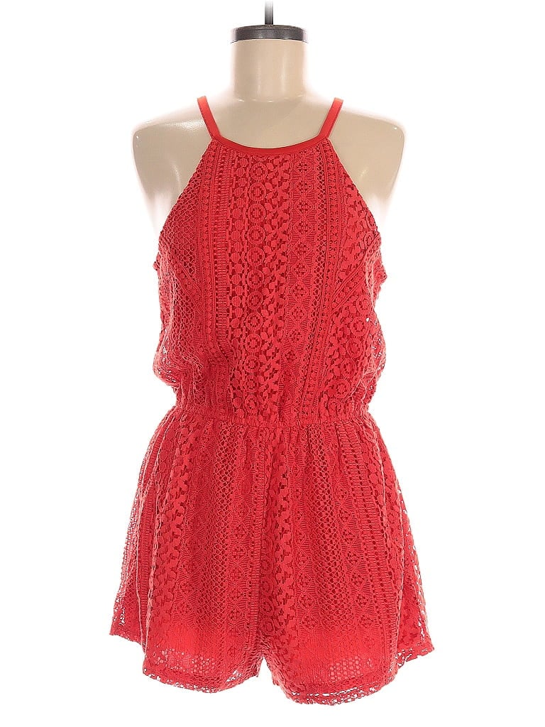 Mi Ami Romper In Red