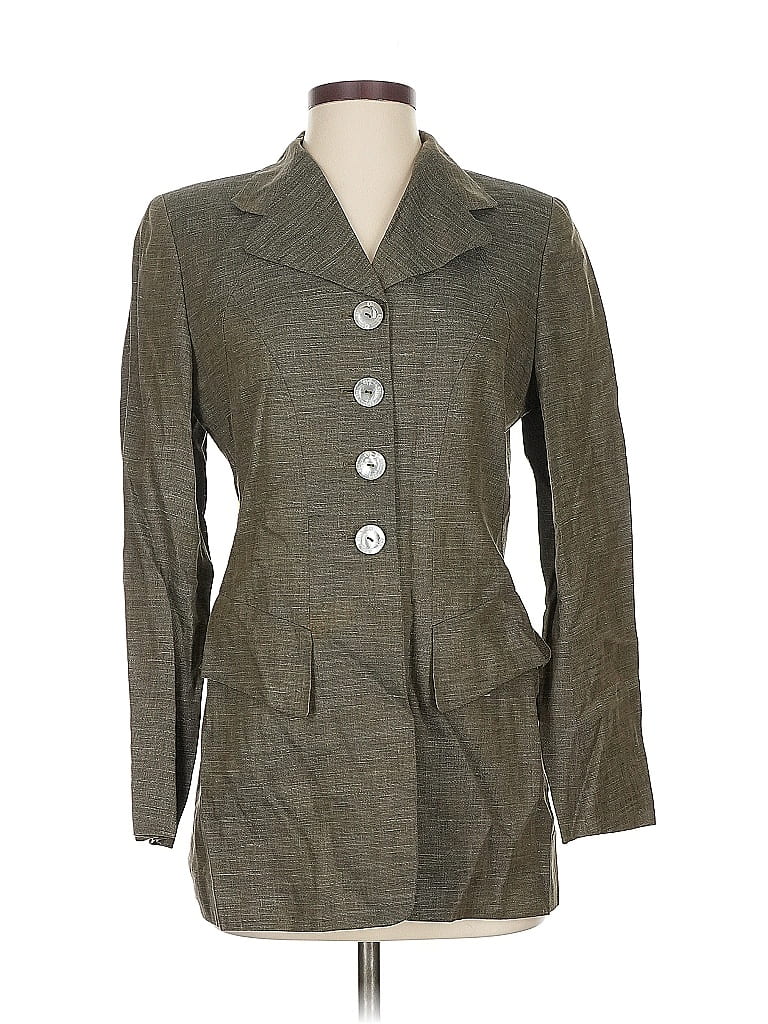 Click to view more detailed imagery on our partner's website Pre-owned Elements By Escada Blazer Jacket In Gray