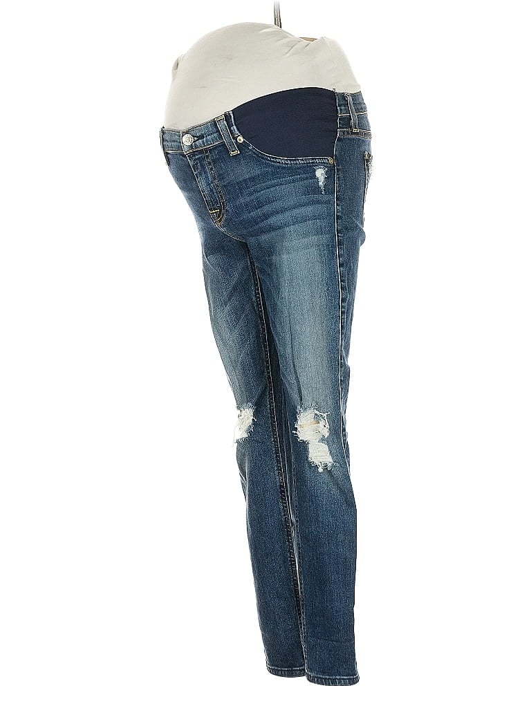 Pre-owned 7 For All Mankind Jeans In Blue