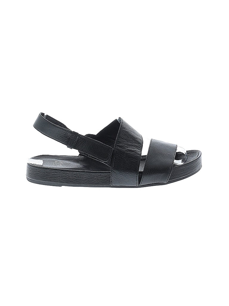 Pre-owned Eileen Fisher Sandals In Black