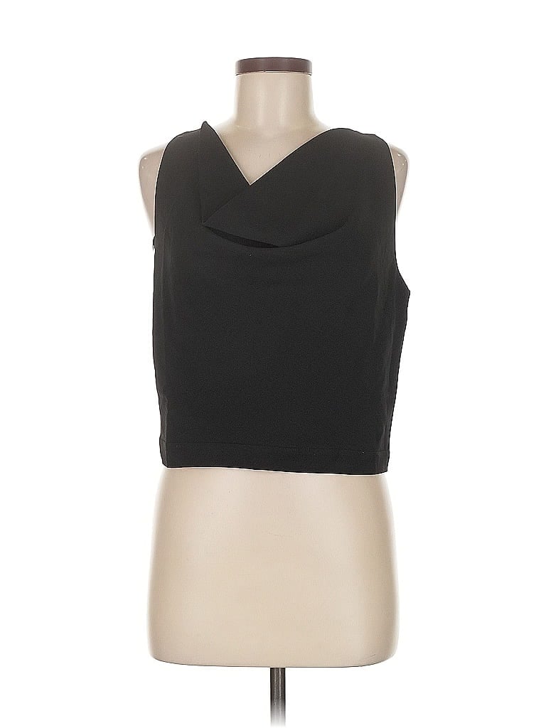 Pre-owned Skies Are Blue Sleeveless Blouse In Black