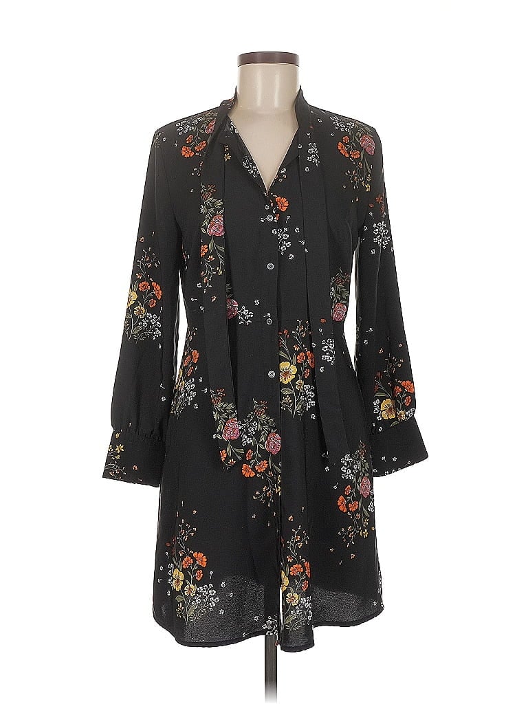 Pre-owned Ann Taylor Loft Outlet Casual Dress In Black