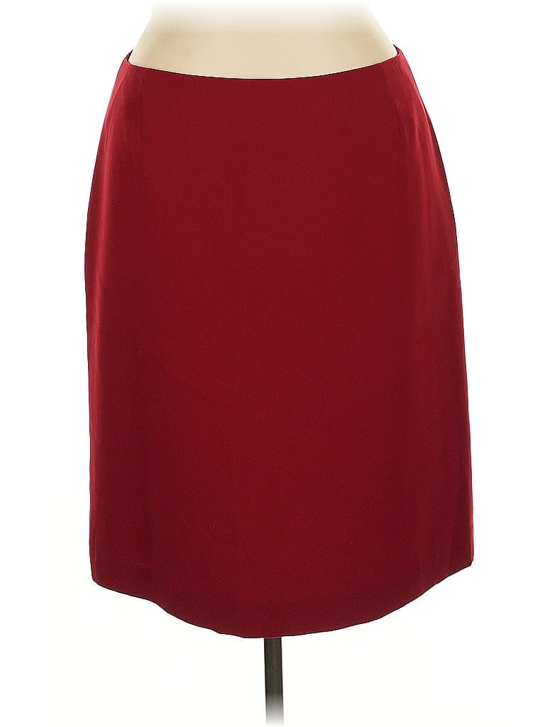 Pre-owned Alex Marie Formal Skirt In Burgundy