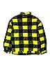 Treasure & Bond 100% Polyester Checkered-gingham Yellow Fleece Jacket Size 14 - 16 - photo 2
