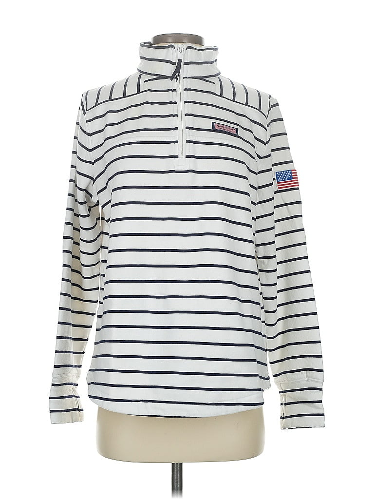 Click to view more detailed imagery on our partner's website Pre-owned Vineyard Vines Pullover Sweater In White