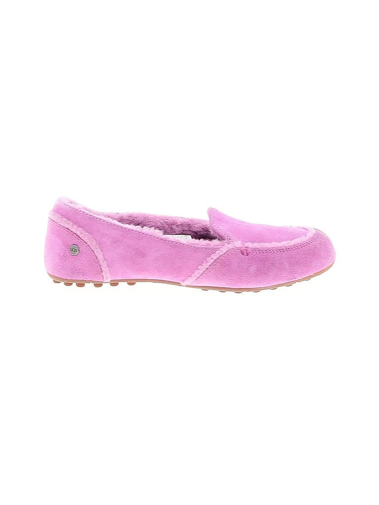 Pre-owned Ugg Flats In Purple