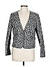 H&M Chevron-herringbone Gray Blazer Size 12 - photo 1