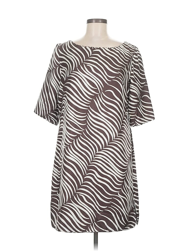 Pre-owned Elizabeth Mckay Casual Dress In Gray