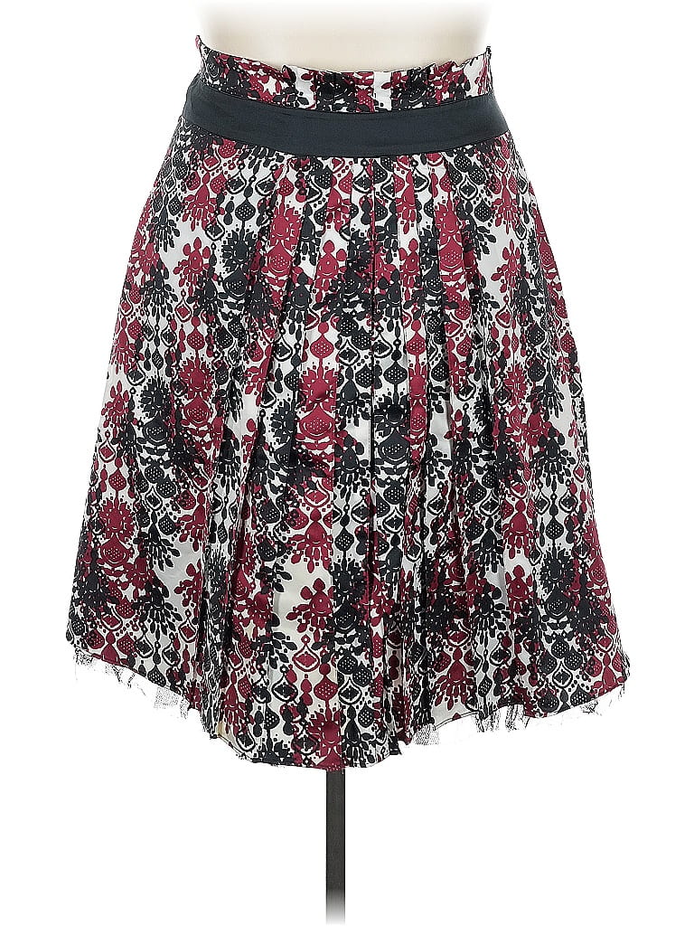 Pre-owned Worthington Casual Skirt In Burgundy
