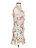 Zara Floral White Cocktail Dress Size S - photo 4