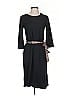 Zara Basic Solid Black Casual Dress Size S - photo 1