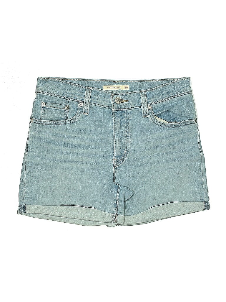 Click to view more detailed imagery on our partner's website Pre-owned Levi's Denim Shorts In Blue