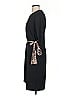 Zara Basic Solid Black Casual Dress Size S - photo 5