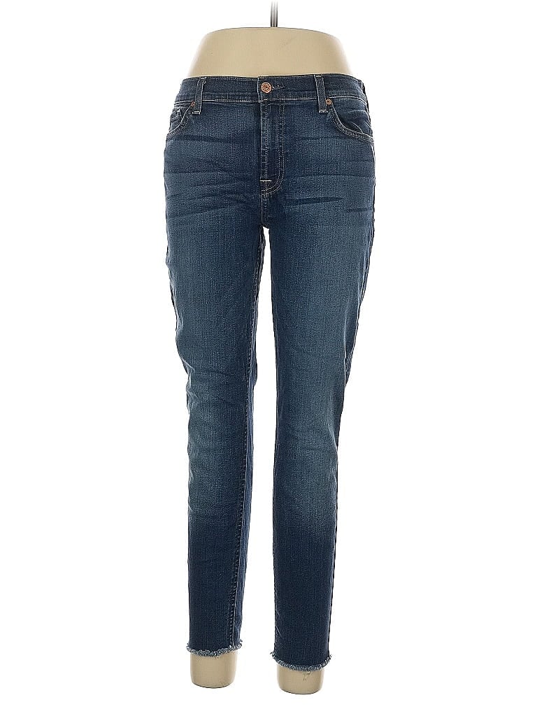 Pre-owned 7 For All Mankind Jeans In Blue