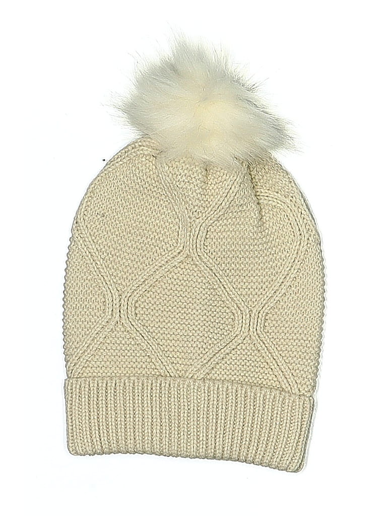 Pre-owned Wishlist Beanie Hat In White