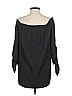 Club Monaco 100% Polyester Black 3/4 Sleeve Blouse Size 0 - photo 2